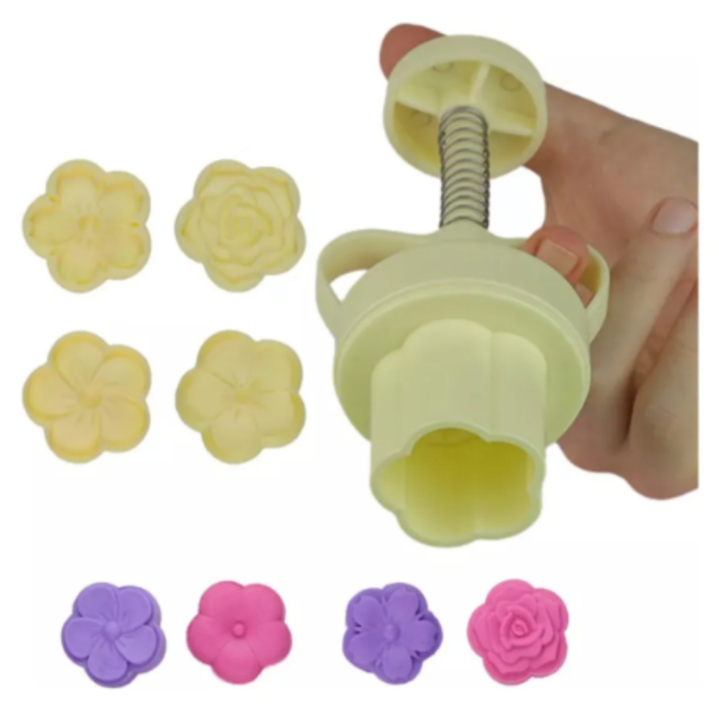 Kit Ejetor Max Flores Doces 3D Bluestar 5 Peças