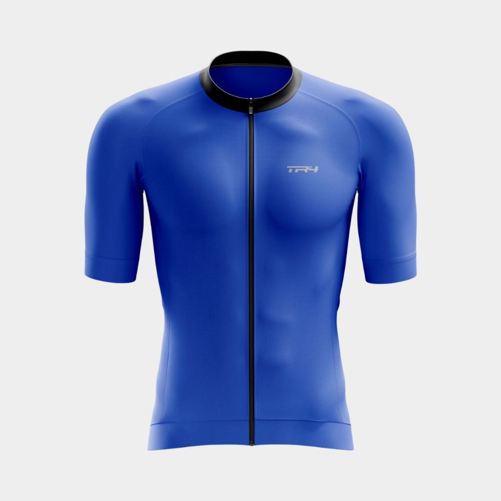 Camisa Camiseta Ciclismo Masculino Zíper Total Manga Curta Bike Pedal Mtb Speed