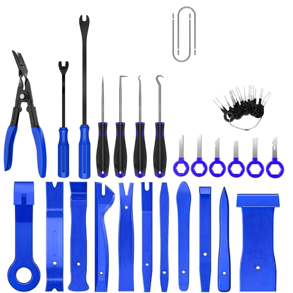 39Pcs Jogo Espátulas Nylon Alicates Saca Grampos Presilhas Automotivo Saca Grampos Presilhas Automotivo