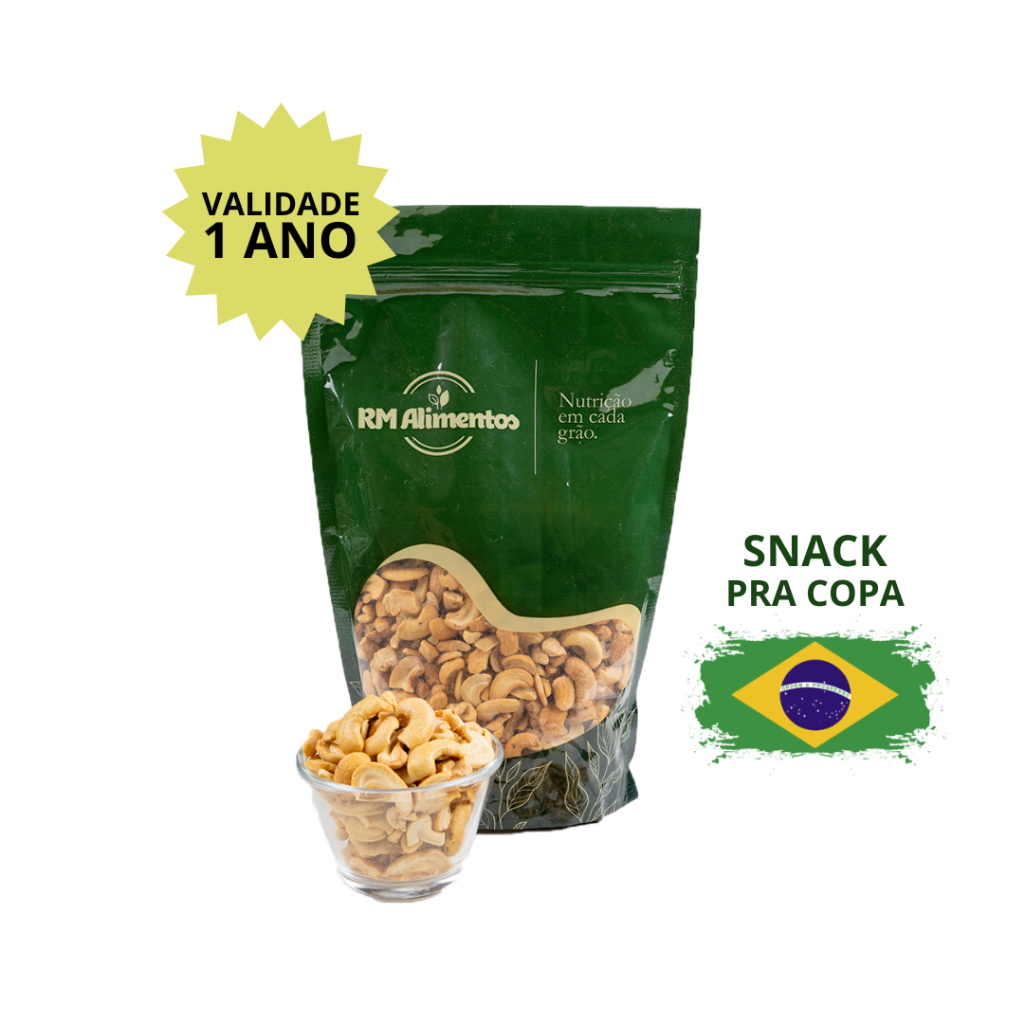 Castanha de Caju Torradas em Banda (Com e sem Sal) - 500g a 1Kg
