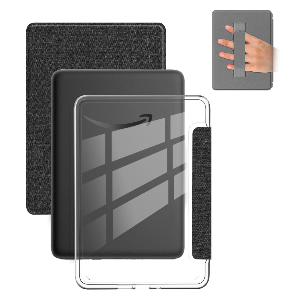 Capa Tecido Com Traseira Acrílica Para Kindle 11ª/12ª Geração 6 Polegadas (Com Alça – C2V2L3/RS23CV (2022/2024)) em Oferta na Shopee