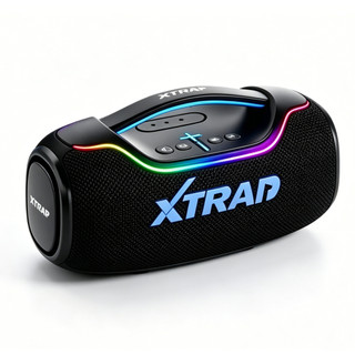 Caixa de Som Potente 200W IPX6 Bluetooth 5.4 TWS Multimídia Completa com LED