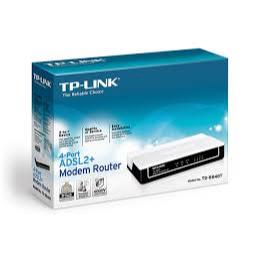 Modem roteador TP-Link Modem - Router TD-8840T branco e preto