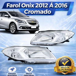 Farol Onix ANO 2012 2013 2014 2015 2016 Cromado