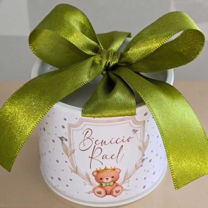 Kit Tubolatas Personalizadas MATERNIDADE URSINHO | Lembrancinha Casamento | Aniversário | Chá de Bebê | 5x6