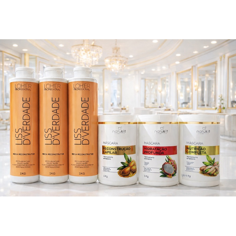 COMPRE 3 LISS D’ VERDADE POR 98,97 CADA UMAE GANHE NOSSO  KIT DE CRONOGRAMA DE POTE DE 1 KILO