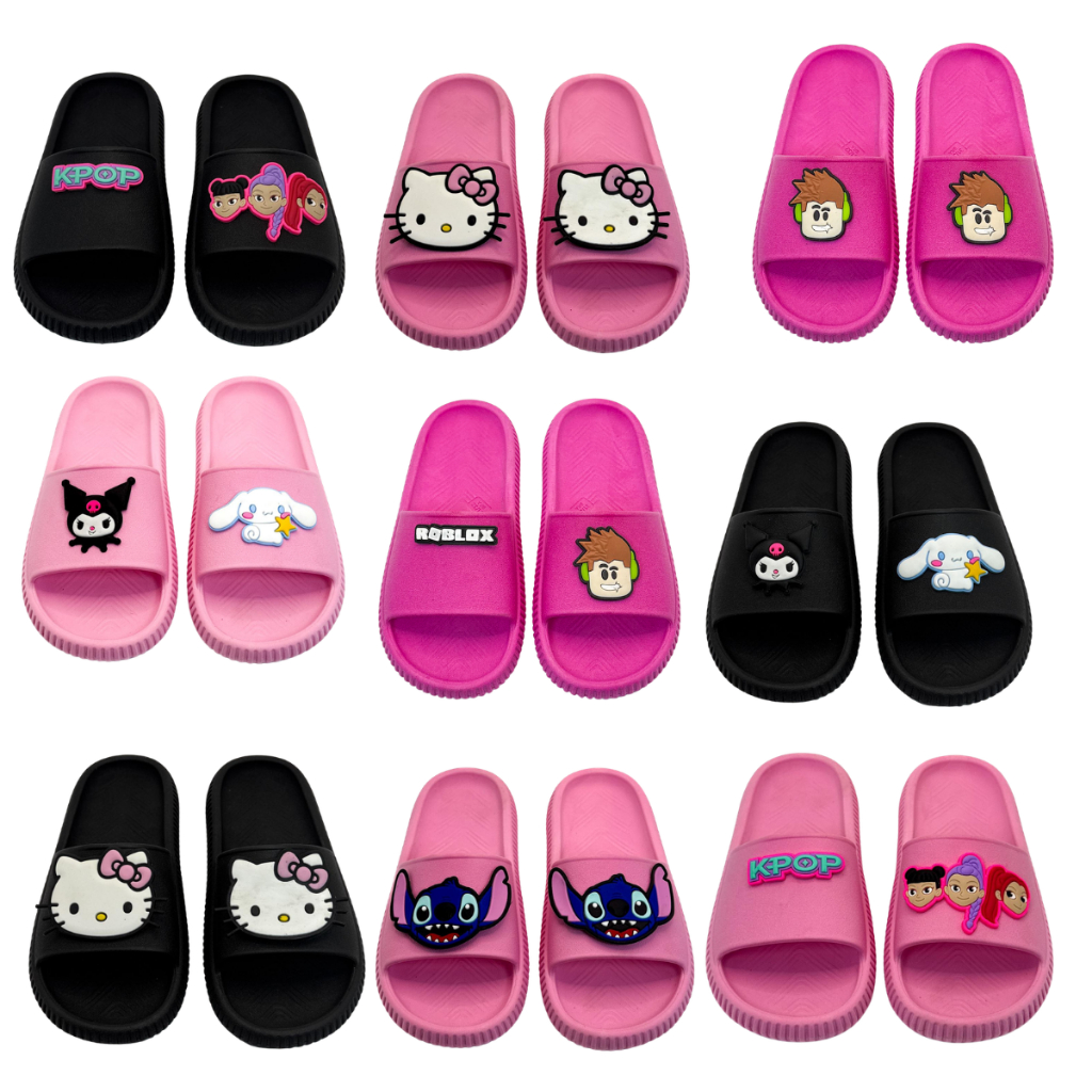 Chinelo nuvem Infantojuvenil Feminino Antiderrapante Personagens Macio Anatômico 27  40 Moda meniona
