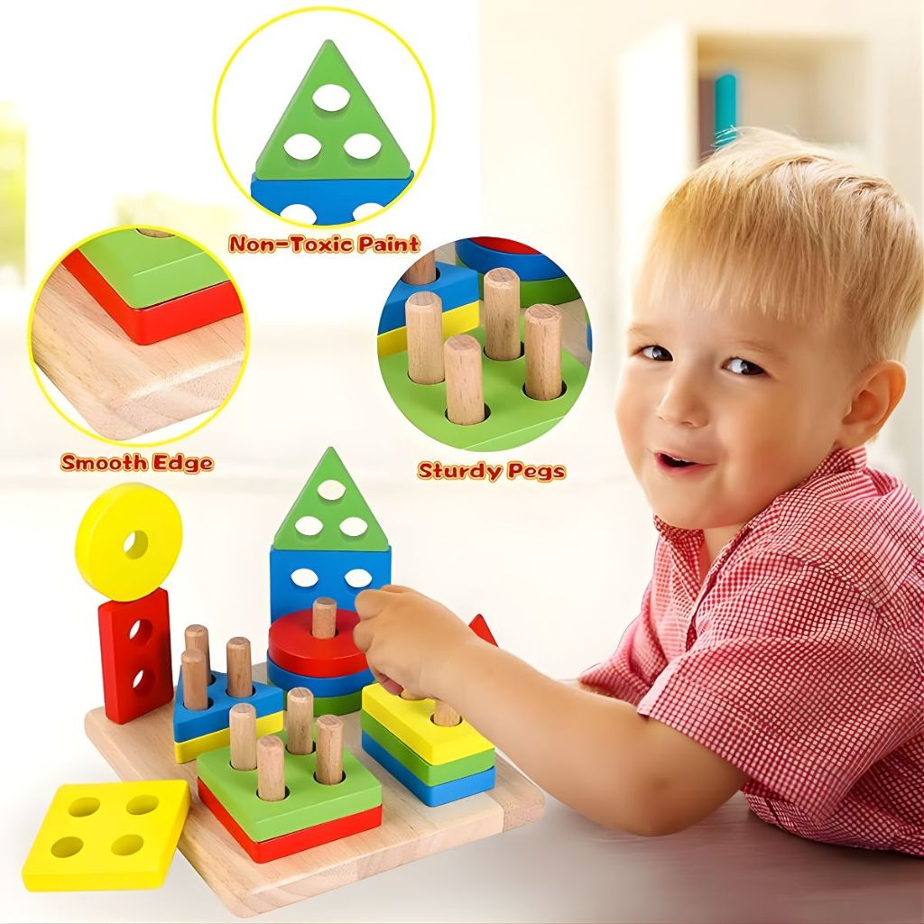 Brinquedo Encaixe Divertido Autismo TEA Educativo Sensorial Montessori Quebra-Cabeça Infantil · foto 2