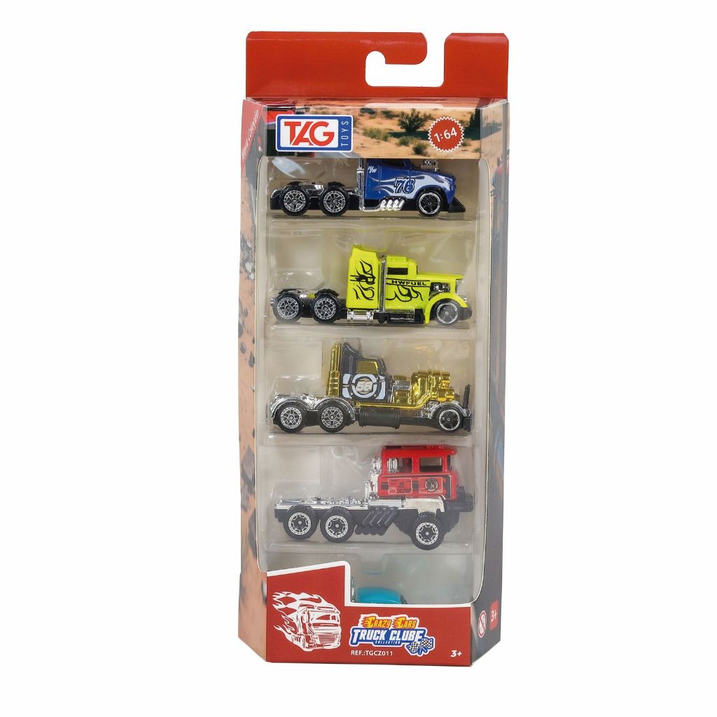 Caminhão De Ferro Colecionável 1:64 Com 5 Tgcz011