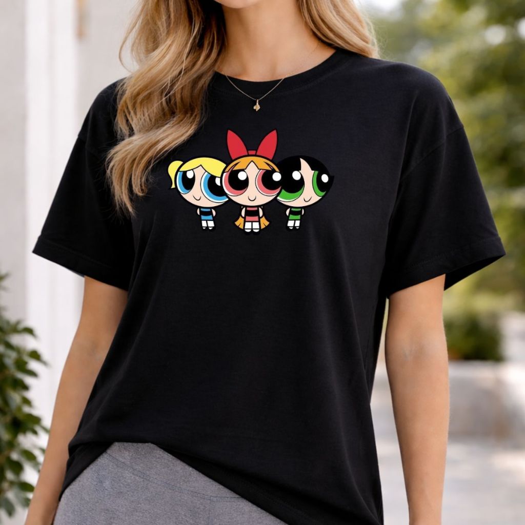 Camisetas Oversized Feminina Gym Meninas Superpoderosas Lançamento Envio Ja