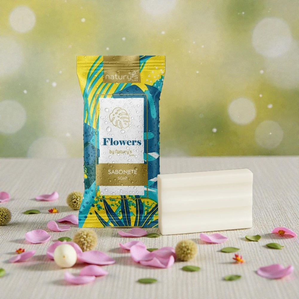 KIT 50 Mini Sabonete Hotel Motel Floral 10g Atacado Airbnb em Oferta na Shopee
