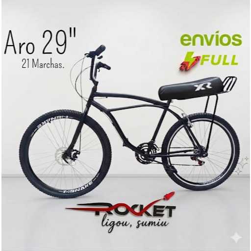 BIKE ARO 29 CAIÇARA PRAIANA BEACH 21 MARCHAS FREIO A DISCO