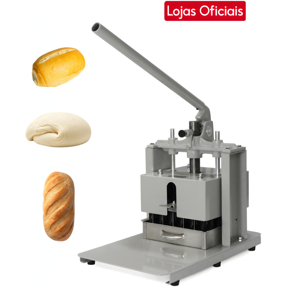 Divisora de Massa de Pão Manual Metvisa 30 Divisões de Mesa Inox DPM30