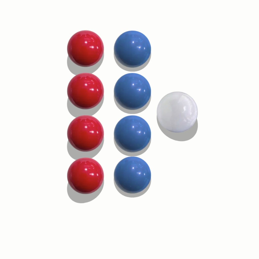 JOGO DE BOLA  4X4X1 OU 9 BOLAS 50MM  PARA BILHAR SINUCA SNOOKER