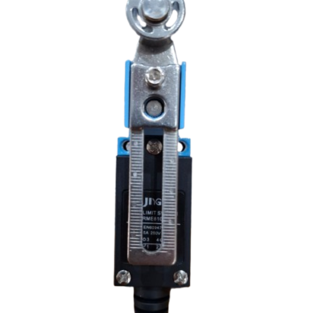 CHAVE FIM DE CURSO METAL. (BRAÇO AJUST. COM ROLD.) - RME-8108 - (1NA+1NF)