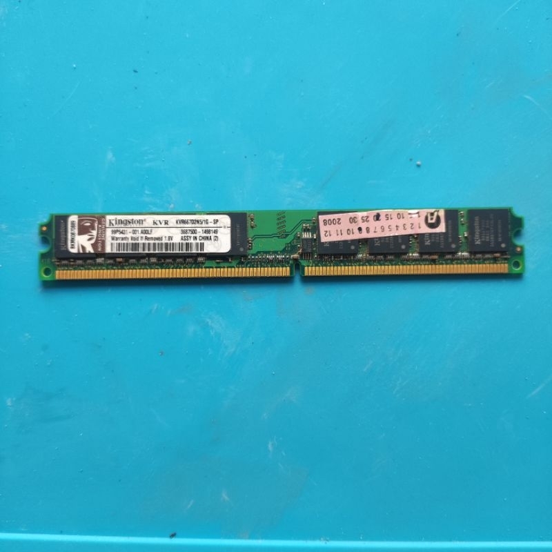 Memoria Ram DDR2 Kingston KVR667D2N5 1GB - Envio Imediato