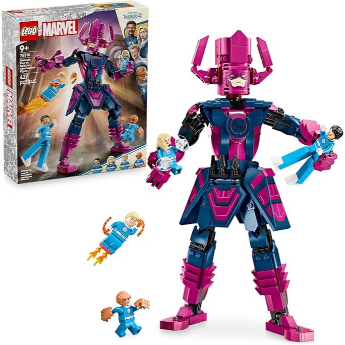 LEGO Super Heroes Marvel Quarteto Fantástico vs Figura de Construção de Galactus