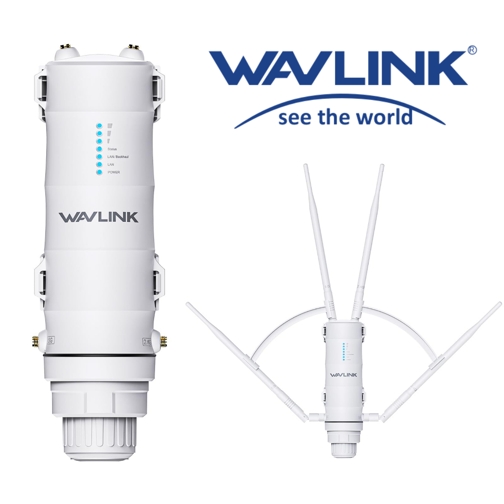 Antena Roteador Amplificador Wifi Mesh De Uso Externo 1200mbps 2.4/5ghz WL-WN572HP3 Wavlink Access Point