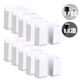 10 Suporte De Parede Para Celular Controle Plástico Branco em Oferta na Shopee