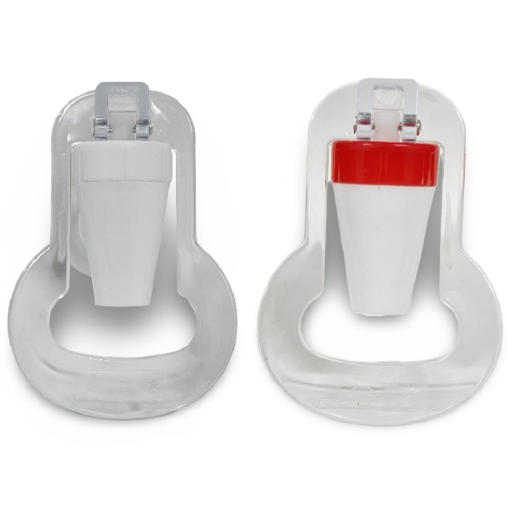 Kit 2 Torneiras Vermelha e Branca Compatível Polar, Lenox, Dellar, Cadence