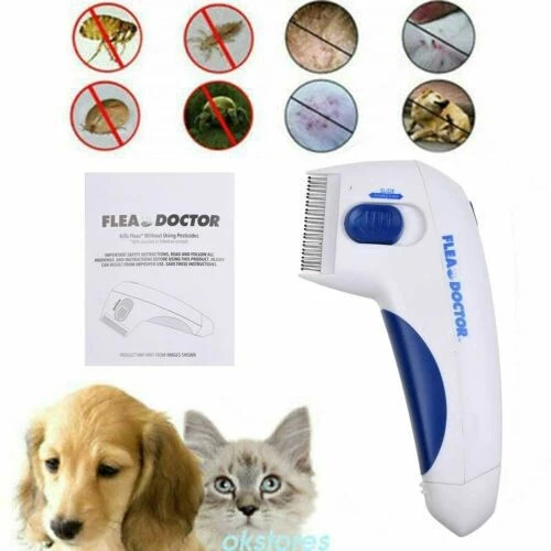 Flear Doctor Pente Elétrico Removedor De Pulgas e Carrapatos