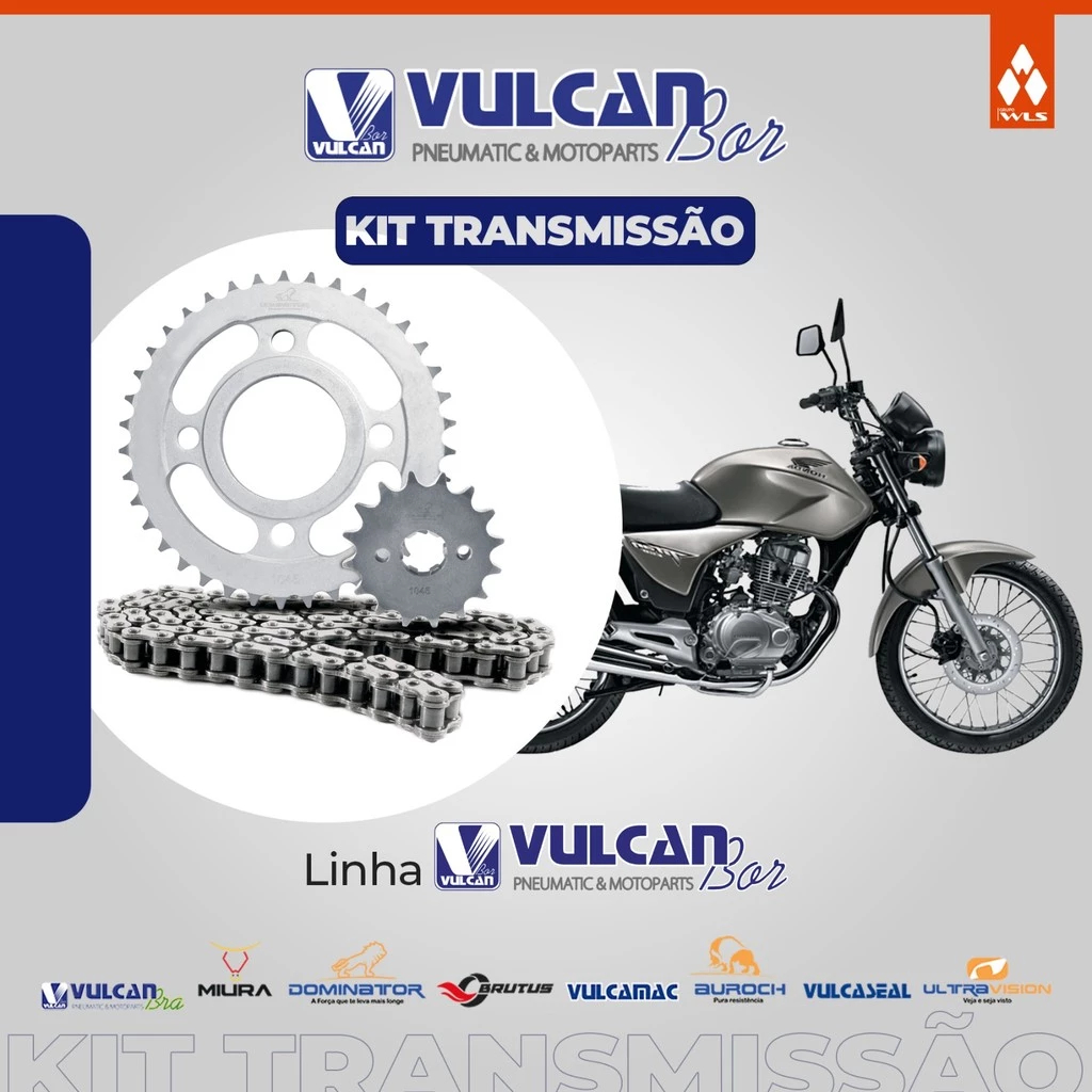 Kit Relação Transmissão Cg 150 Titan Fan  Standard dominator em Oferta na Shopee
