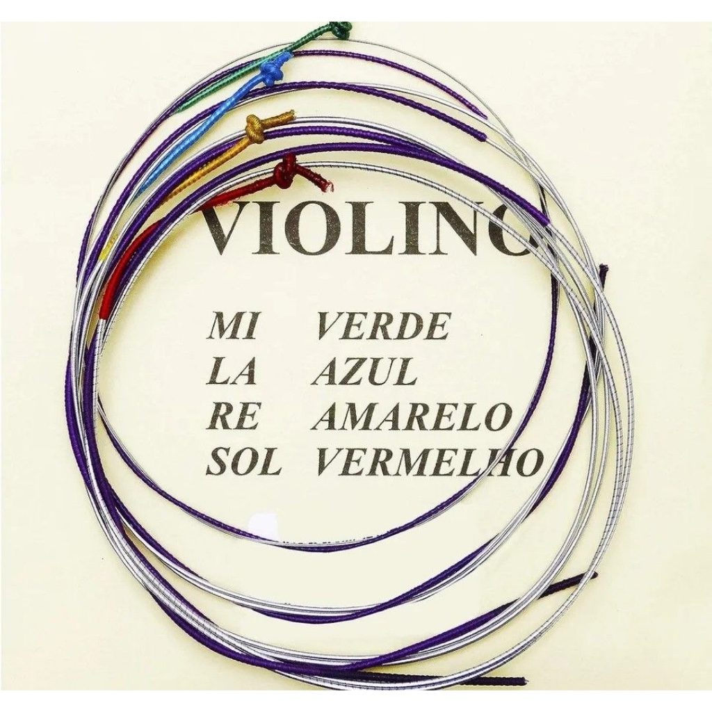 Jogo De Cordas Violino 4/4 Mauro Calixto Sintéticas Alta Qualidade