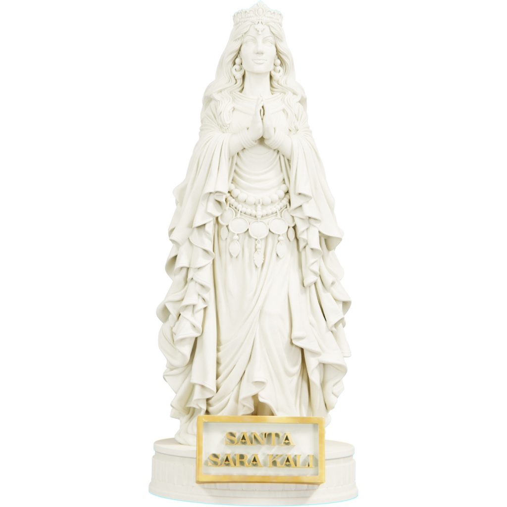 Estátua Imagem Santa Sara Kali - A Negra - Versão 1