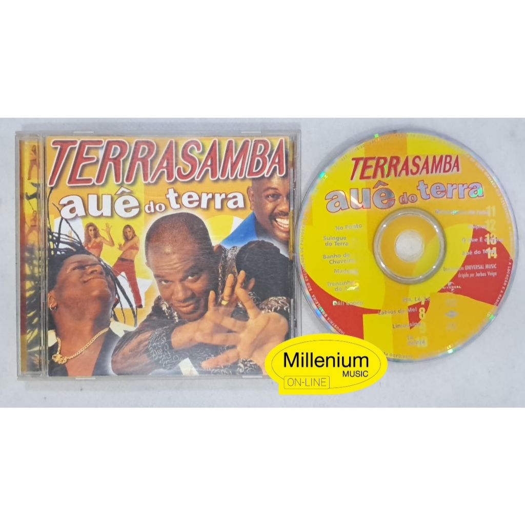 CD Terra Samba  Auê Do Terra 1999 Original Gravadora Colecionador Ótimo Estado