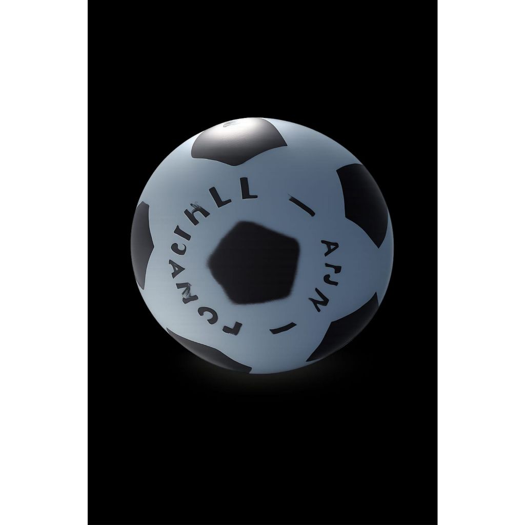 10 Bolas De Vinil 20cm tamanho futebol de salão COR AZUL