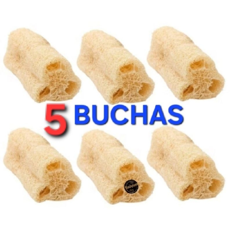 Esponja Bucha Vegetal Natural 100% Ecológica - Kits C/ 05 Á 24 Unidades