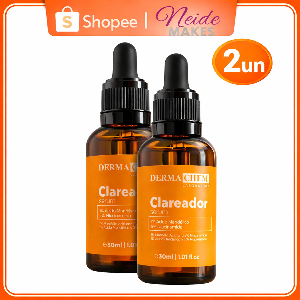 Kit 2  Sérum Clear Efeito  Clareador   30ml Dermachem