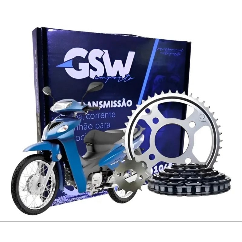Kit Relação Sundown Web 100 2005 A 2014 Kit Transmissão Sem Retentor