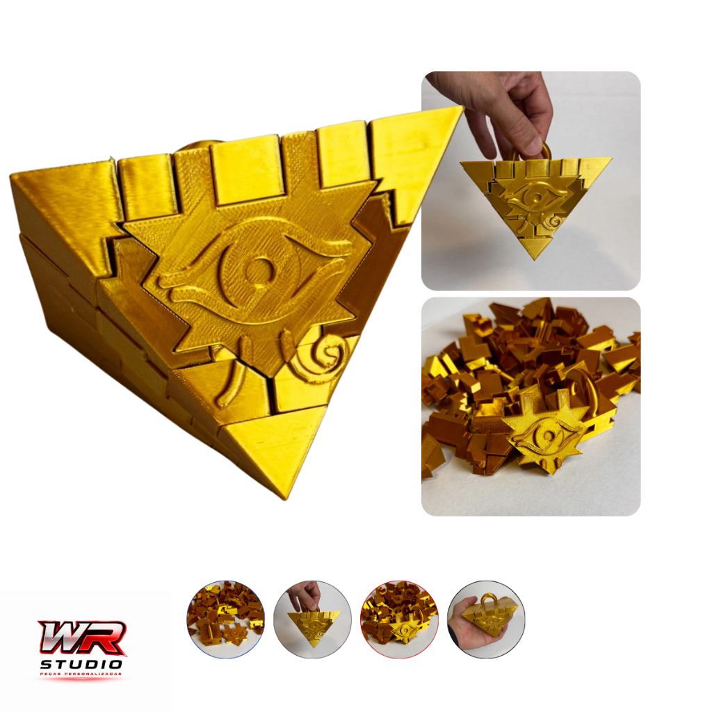 Artefacto Milenar Yu-Gi-Oh! Millennium Puzzle Réplica Decorativa ✨💎👑