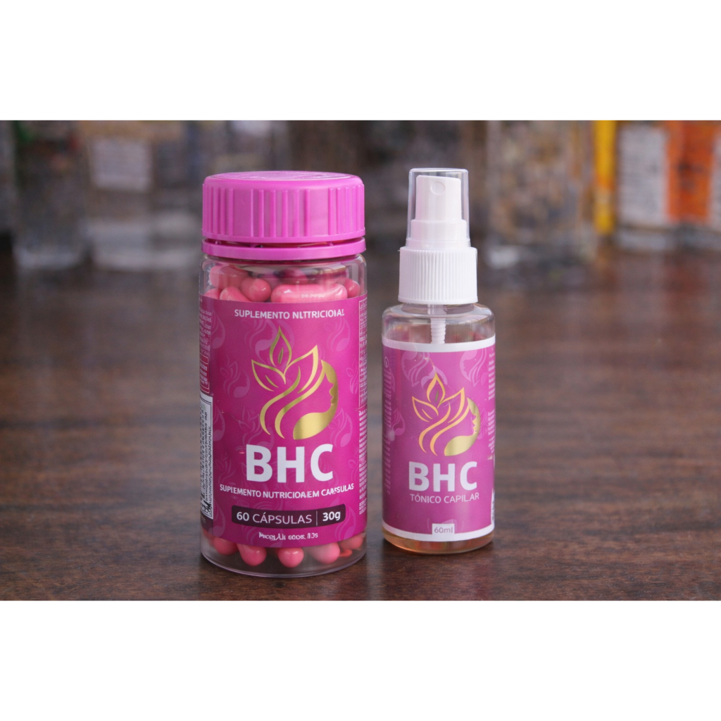 BHC HAIR VITAMINA PARA FORTALECER O CABELO E EVITAR QUEDA TONICO FORTIFICANTE
