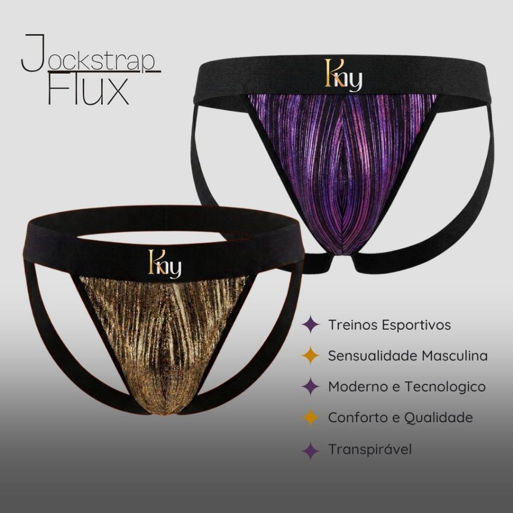 Cueca Jockstrap Lux Furta Cor Masculina K-ny Sexy Treino Fetiche Tanga Cavada Sensual Sexy e Intima