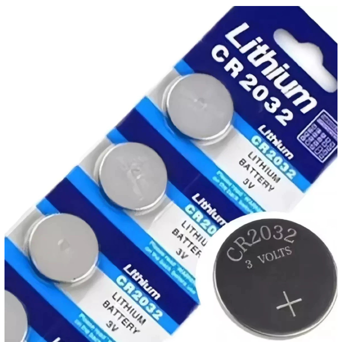 Kit Pilha Cr2032 3v Botão Moeda Calculadora Controle