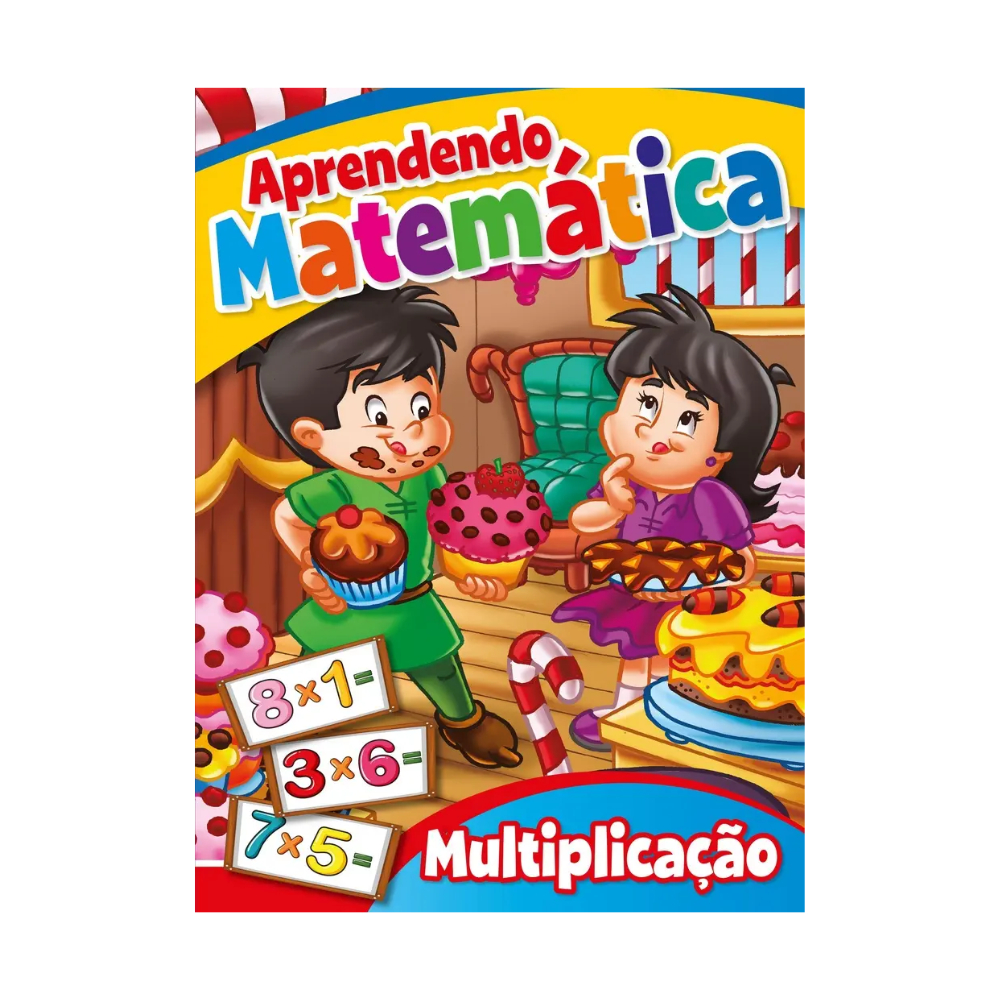 Livro de Atividades Infantil Aprendendo Matemática Multiplicação