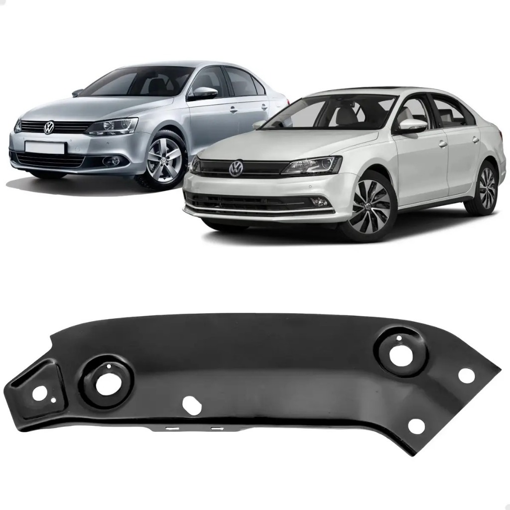 Guia Suporte Farol Parachoque Dianteiro Jetta 2011 2012 2013 2014 2015 2016 2017 Esquerdo Motorista