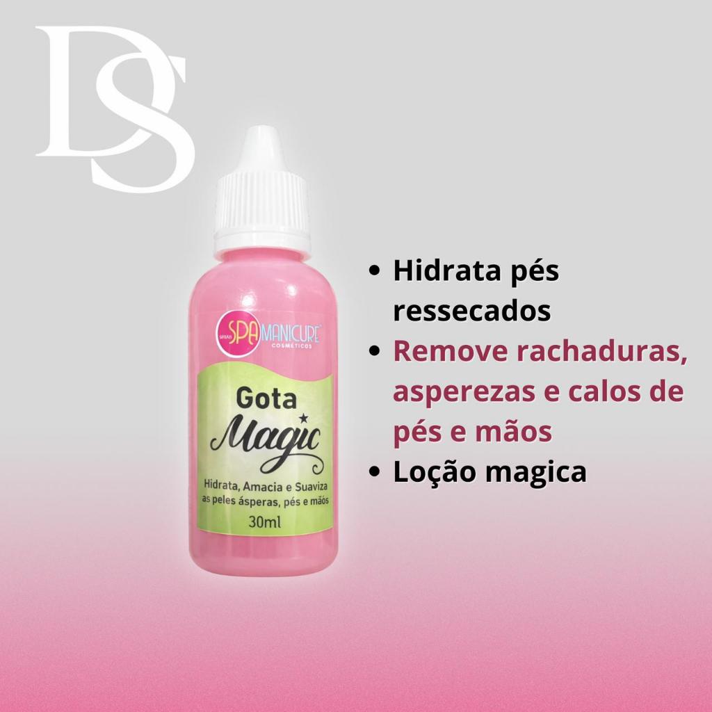 Gota Magica o Milagre dos Pes Ressecados 30ml- Amacia Suaviza e Trata