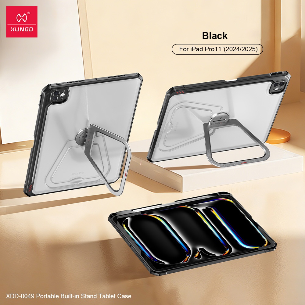 XUNDD Capa Antichoque com Suporte 360° para iPad Air 4/5/6, Pro 11/12.9, iPad 10