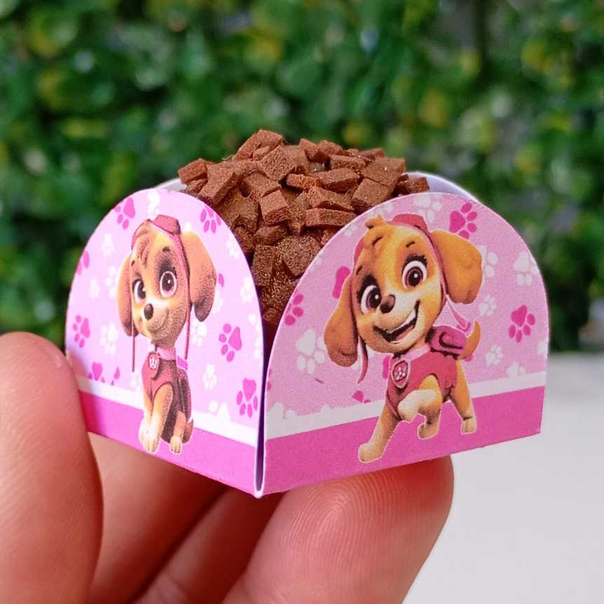 FORMINHA PARA DOCES SKAY PATRULHA CANINA PERSONALIZADA PARA DOCINHOS BRIGADEIRO FESTA INFANTIL ANIVERSARIO CASAMENTO