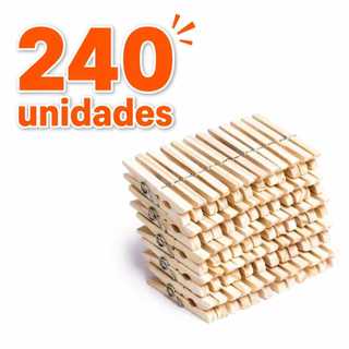Prendedores Pregadores Roupa Madeira Artesanato 60 a 240 Unidades