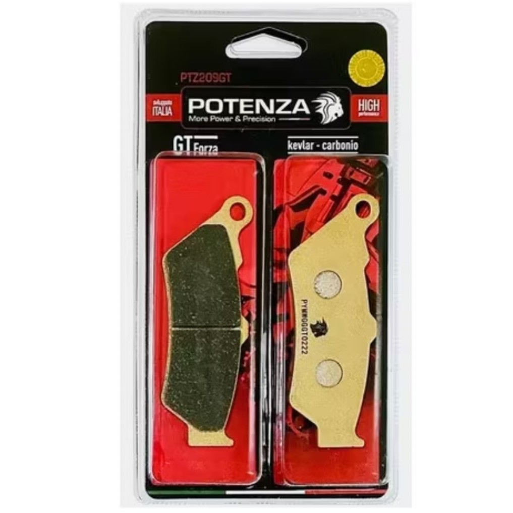 Pastilha De Freio Potenza Ptz209gt F650gs  F800 K1600 R1200 F800 Xt660 Todos os anos