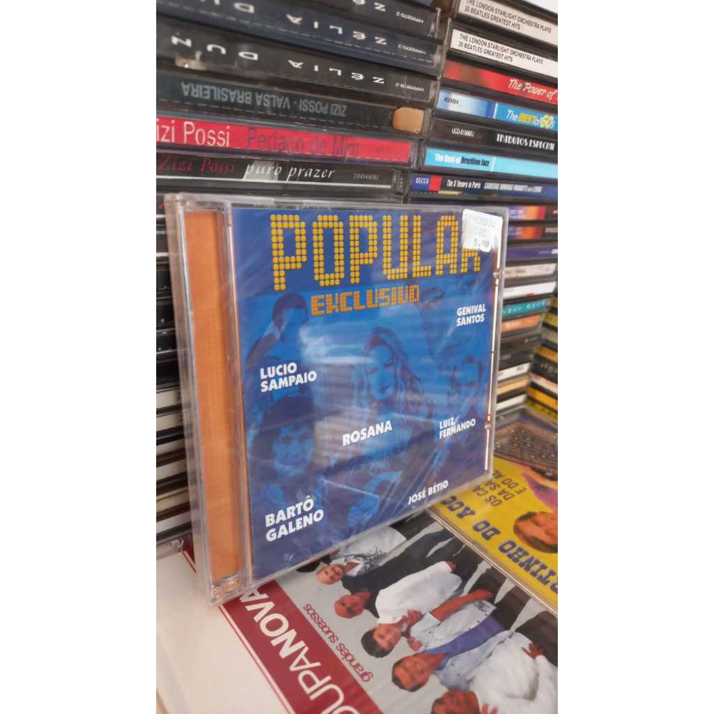 Cd ( Lacrado) Popular exclusivo - Lucio sampaio Rosana Bartô Galeno Genival santos Luiz fernando José Bétio