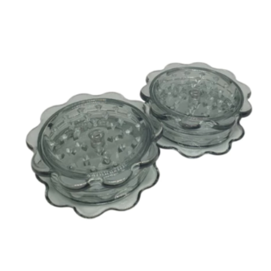 Kit Com 2 Unidades: Triturador de Alho Moedor Manual De Temperos Acrílico Multiuso De Cozinha