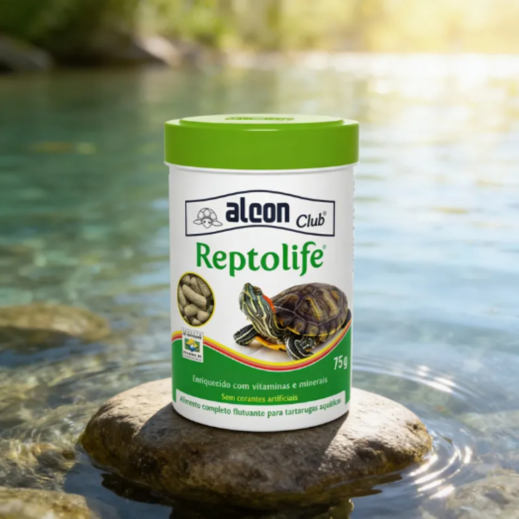 Ração Alcon Reptolife 75g Tartarugas Répteis