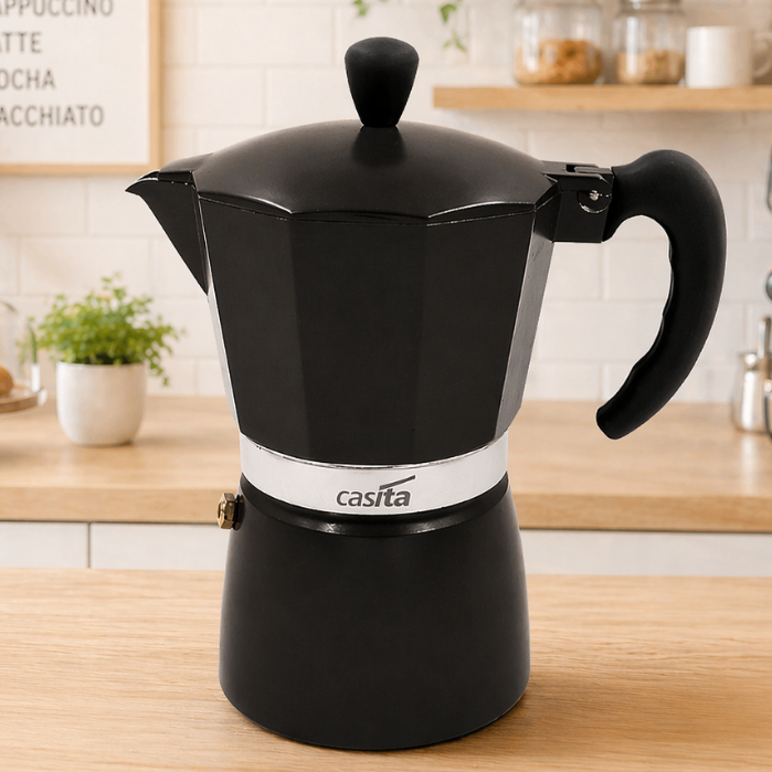 Cafeteira Italiana 6 ou 9 Xicaras Aluminio 300ml / 450ml 🔥PROMOÇÃO🔥