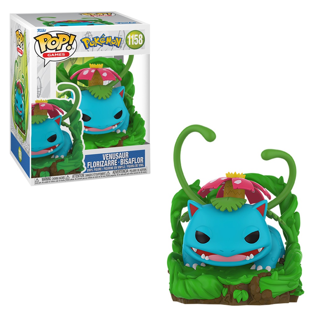 FUNKO POP GAMES POKÉMON - VENUSAUR 1158 NOVO ORIGINAL