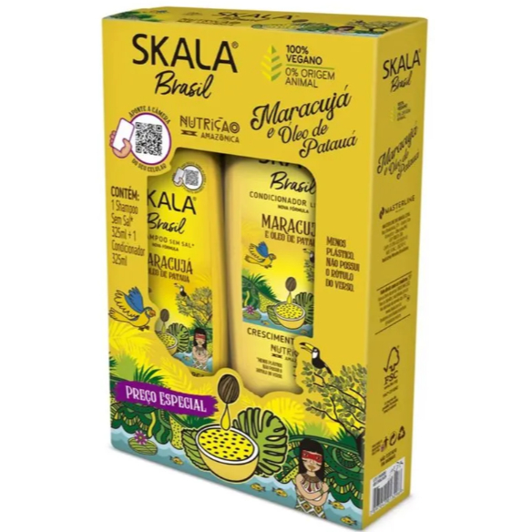 Kit Skala Shampoo + Condicionador Skala 325ML Maracuja